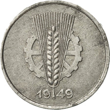 Coin, GERMAN-DEMOCRATIC REPUBLIC, Pfennig, 1949, Berlin, EF(40-45), Aluminum