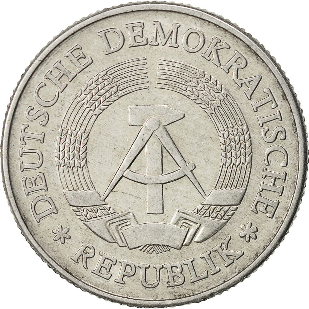 Coin, GERMAN-DEMOCRATIC REPUBLIC, 2 Mark, 1974, Berlin, AU(50-53), Aluminum