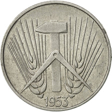 Coin, GERMAN-DEMOCRATIC REPUBLIC, 5 Pfennig, 1953, Muldenhütten, EF(40-45)