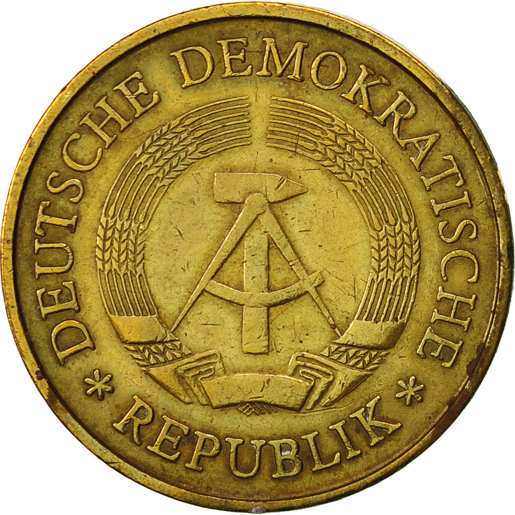 Coin, GERMAN-DEMOCRATIC REPUBLIC, 20 Pfennig, 1969, Berlin, AU(50-53), Brass
