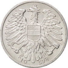 AUSTRIA, Schilling, 1957, KM #2871, MS(60-62), Aluminum, 25, 1.98