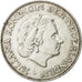 Coin, Netherlands, Juliana, 2-1/2 Gulden, 1961, EF(40-45), Silver, KM:185
