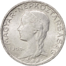 HUNGARY, 5 Filler, 1965, Budapest, KM #549, MS(63), Aluminum, 17, 0.58