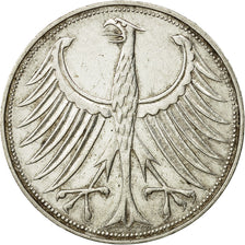 Coin, GERMANY - FEDERAL REPUBLIC, 5 Mark, 1966, Munich, EF(40-45), Silver