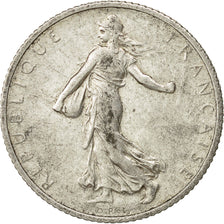 Monnaie, France, Semeuse, Franc, 1919, Paris, TTB, Argent, KM:844.1, Gadoury:467