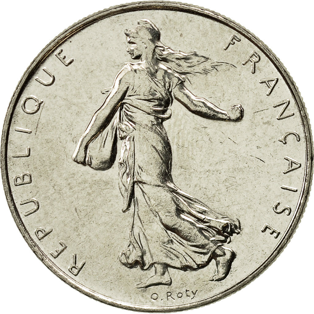 Coin, France, Semeuse, Franc, 1988, Paris, MS(60-62), Nickel, KM:925.1