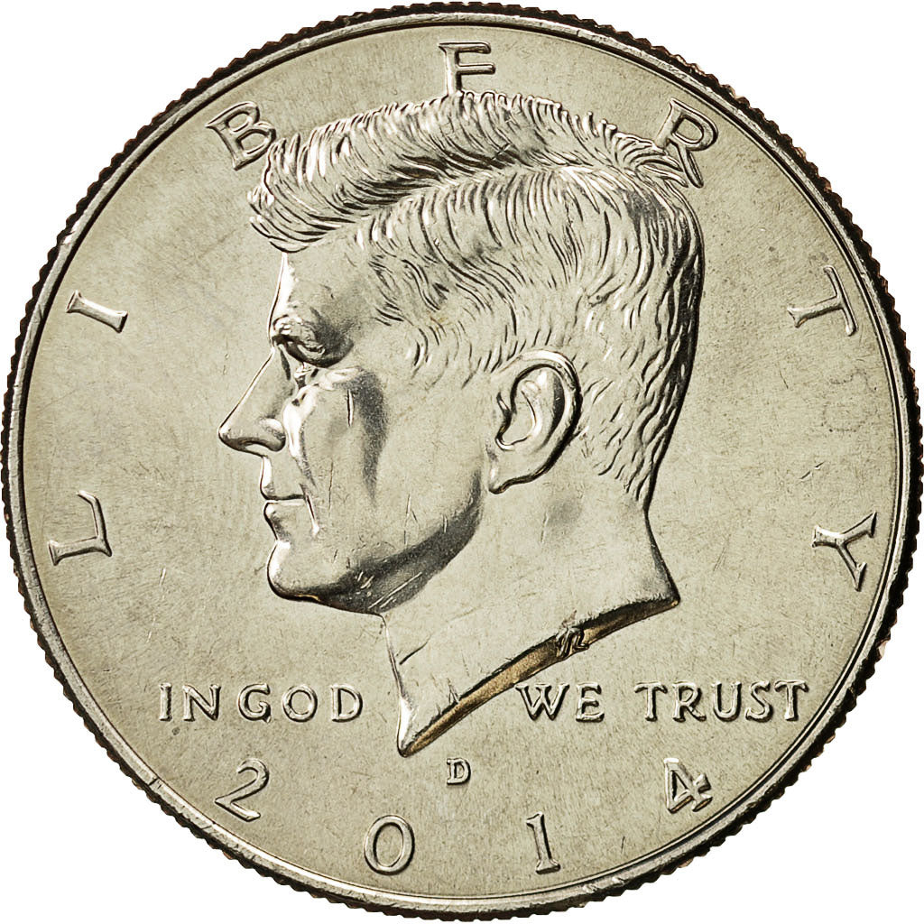 Coin, United States, Half Dollar, 2014, Denver, MS(64), Copper-Nickel Clad