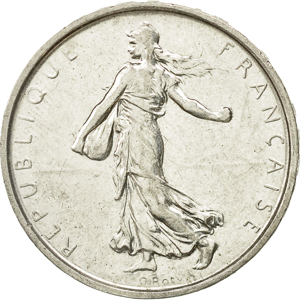 Coin, France, Semeuse, 5 Francs, 1969, MS(60-62), Silver, KM:926, Gadoury:770