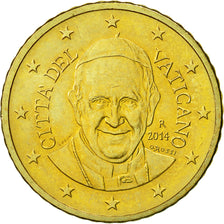 Vatican, 50 Euro Cent, 2014, AU(55-58), Copper-nickel