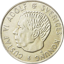 Coin, Sweden, Gustaf VI, 5 Kronor, 1955, MS(63), Silver, KM:829