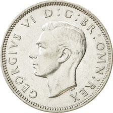 Coin, Great Britain, George VI, Shilling, 1942, AU(55-58), Silver, KM:853