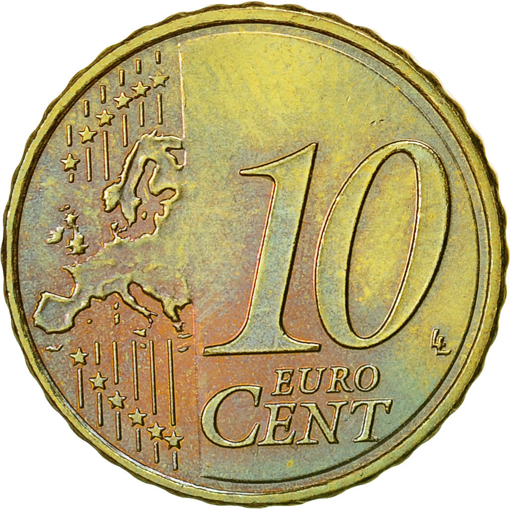 Andorra, 10 Cents, 2014, MS(60-62), Brass