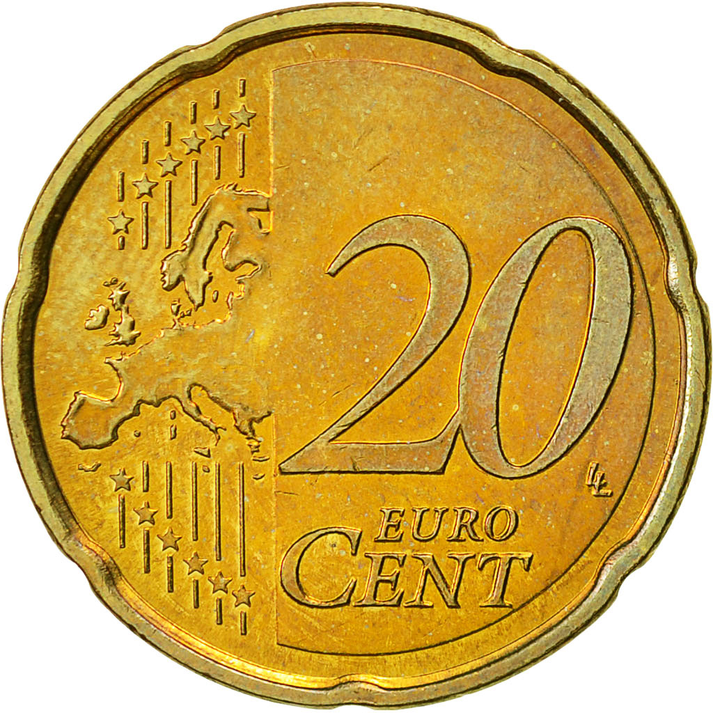 Andorra, 20 Cents, 2014, SUP+, Laiton