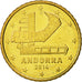 Andorra, 50 Cents, 2014, MS(60-62), Brass