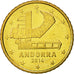 Andorra, 50 Cents, 2014, MS(60-62), Brass
