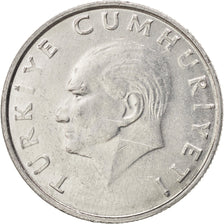 Moneda, Turquía, 25 Lira, 1986, EBC+, Aluminio, KM:975