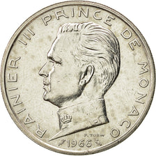 Munten, Monaco, Rainier III, 5 Francs, 1966, PR+, Zilver, KM:141, Gadoury:MC 152