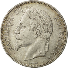 Münze, Frankreich, Napoléon III, 5 Francs, 1868, Strasbourg, SS, Silber