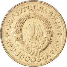 Coin, Yugoslavia, 10 Dinara, 1980, AU(55-58), Copper-nickel, KM:62