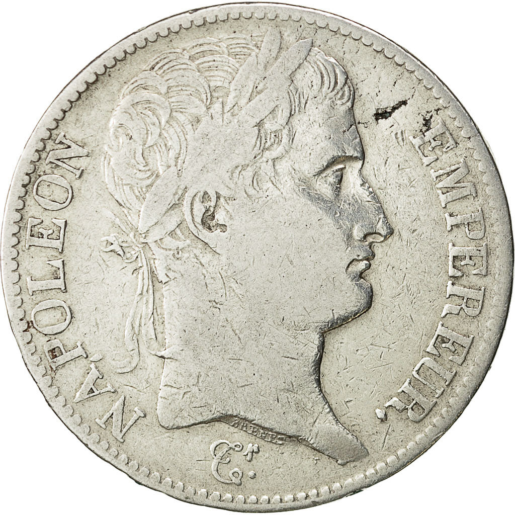 Coin, France, Napoléon I, 5 Francs, 1810, Paris, VF(20-25), Silver, KM:694.1