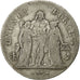 Coin, France, Union et Force, 5 Francs, 1795, Paris, VF(20-25), Silver