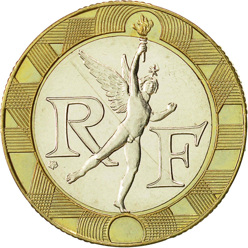 Munten, Frankrijk, Génie, 10 Francs, 1998, PR+, Aluminum-Bronze, KM:964.2