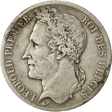 Monnaie, Belgique, Leopold I, 5 Francs, 5 Frank, 1834, TB+, Argent, KM:3.1