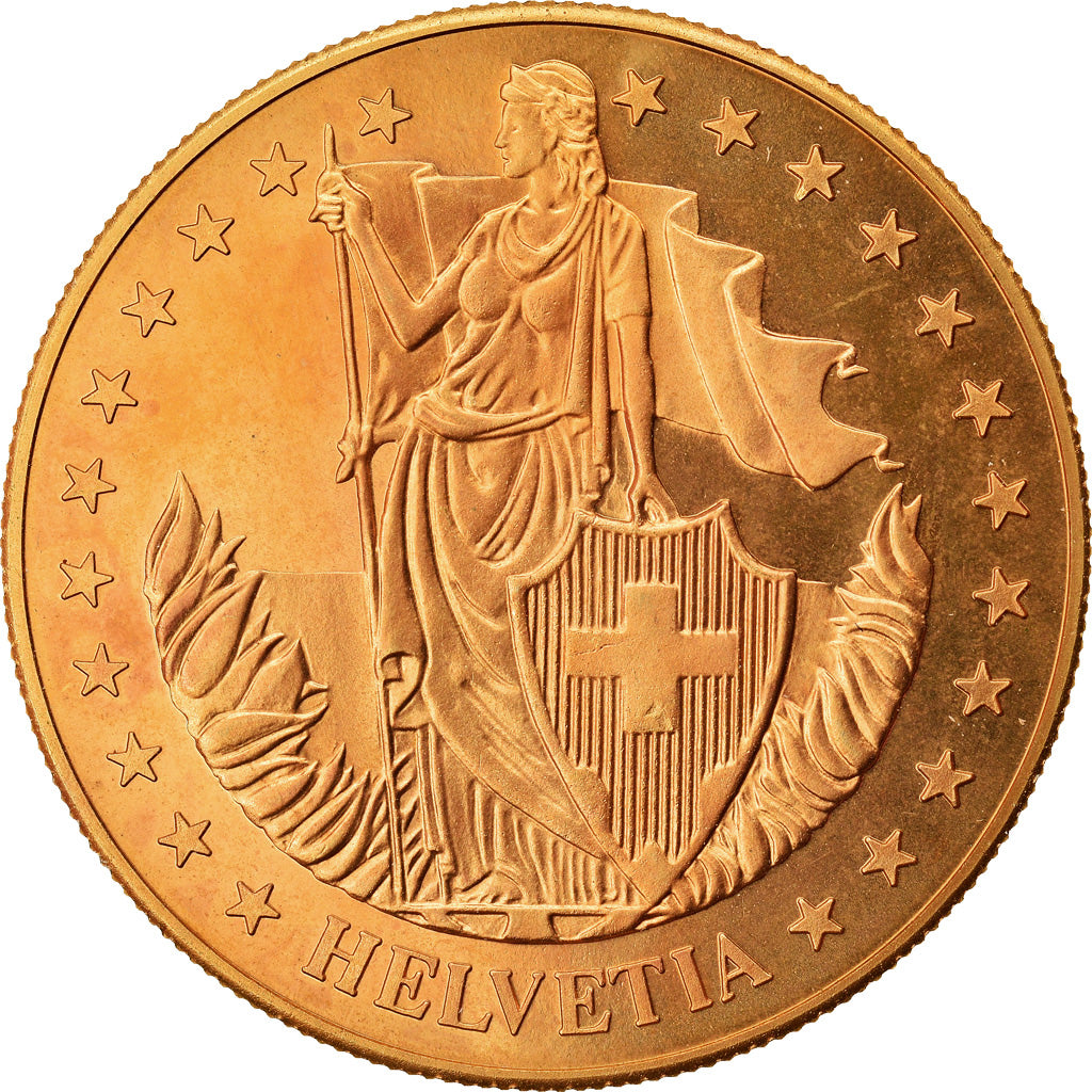 Suiza, medalla, Philippe Suchard, SC+, Cobre - níquel dorado