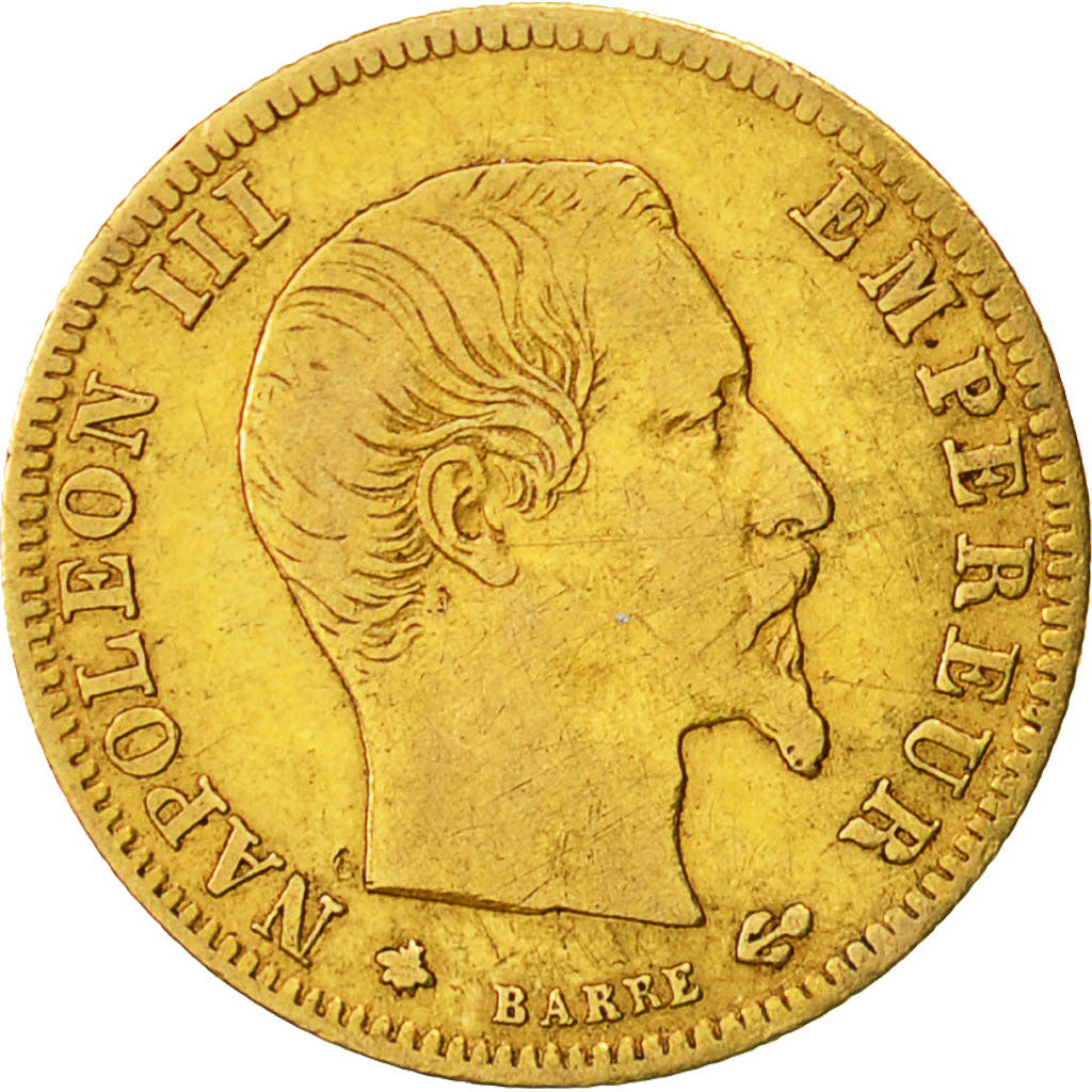 Munten, Frankrijk, Napoleon III, Napoléon III, 5 Francs, 1859, Strasbourg, FR+