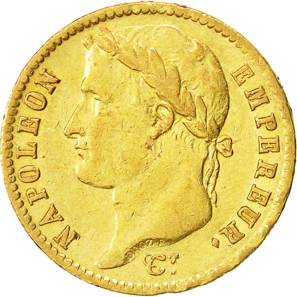 Coin, France, Napoléon I, 20 Francs, 1812, Paris, AU(50-53), Gold, KM:695.1