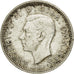 Coin, Great Britain, George VI, 6 Pence, 1942, EF(40-45), Silver, KM:852