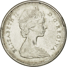 Coin, Canada, Elizabeth II, 25 Cents, 1966, Royal Canadian Mint, Ottawa