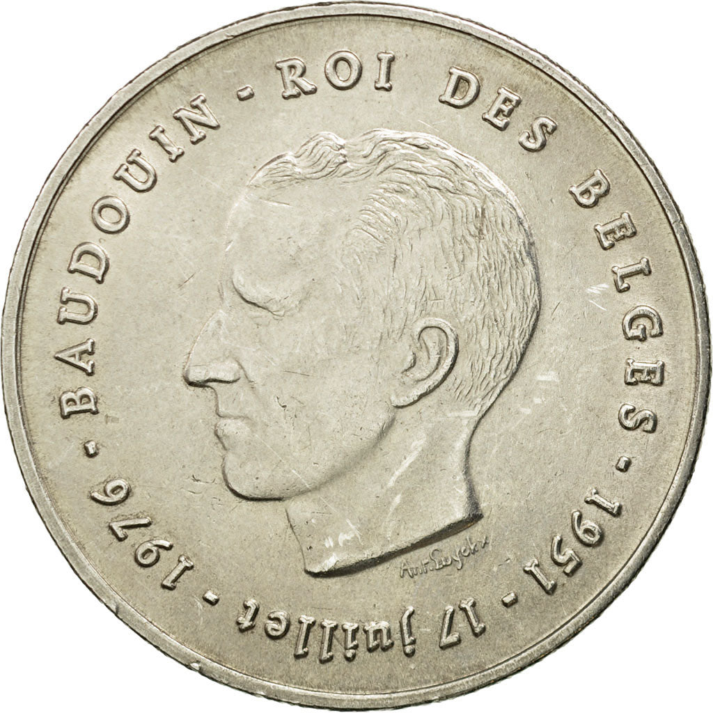 Coin, Belgium, 250 Francs, 250 Frank, 1976, AU(55-58), Silver, KM:157.1