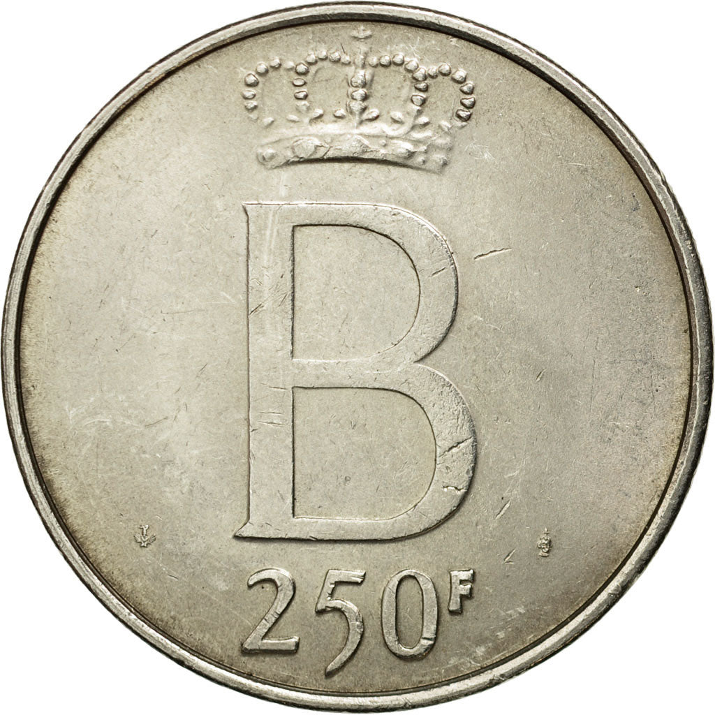 Coin, Belgium, 250 Francs, 250 Frank, 1976, AU(55-58), Silver, KM:157.1