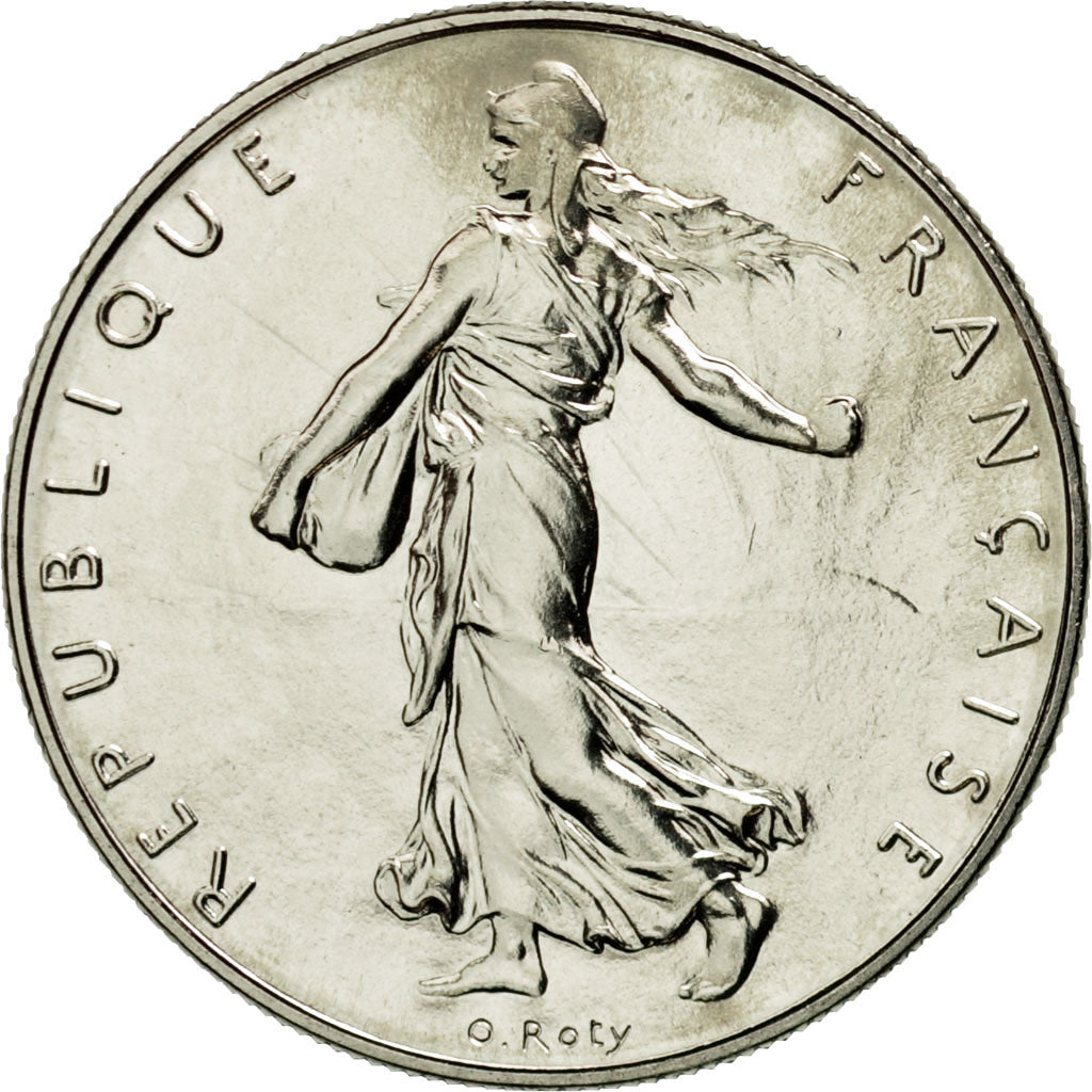 Coin, France, Semeuse, Franc, 1997, Paris, MS(65-70), Nickel, KM:925.1