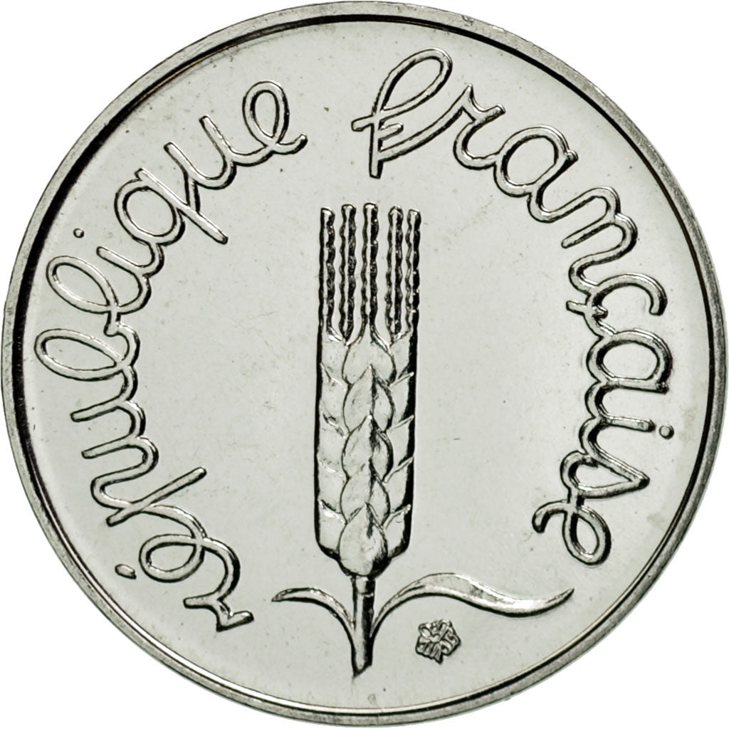 Coin, France, Épi, Centime, 1997, Paris, MS(65-70), Stainless Steel, KM:928
