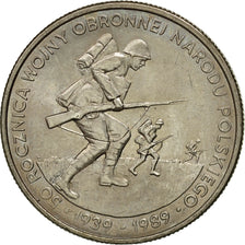 Moneta, Polonia, 500 Zlotych, 1989, Warsaw, SPL, Rame-nichel, KM:185