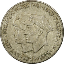 Coin, Poland, 200 Zlotych, 1975, Warsaw, MS(60-62), Silver, KM:79