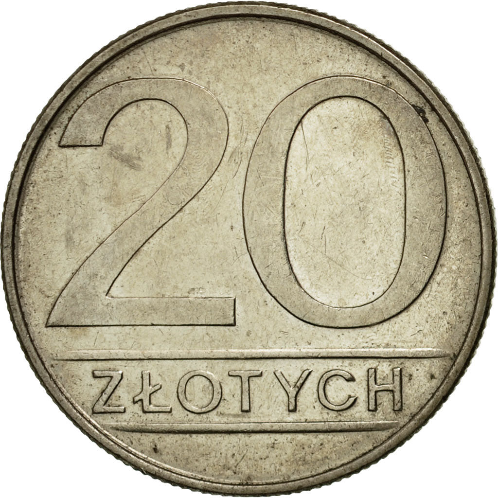 Munten, Polen, 20 Zlotych, 1984, Warsaw, PR, Copper-nickel, KM:153.1