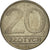 Moneda, Polonia, 20 Zlotych, 1989, Warsaw, EBC, Cobre - níquel, KM:153.2
