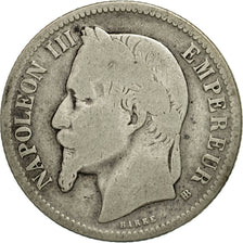 Monnaie, France, Napoleon III, Napoléon III, Franc, 1867, Strasbourg, B+