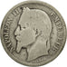 Monnaie, France, Napoleon III, Napoléon III, Franc, 1867, Strasbourg, B+