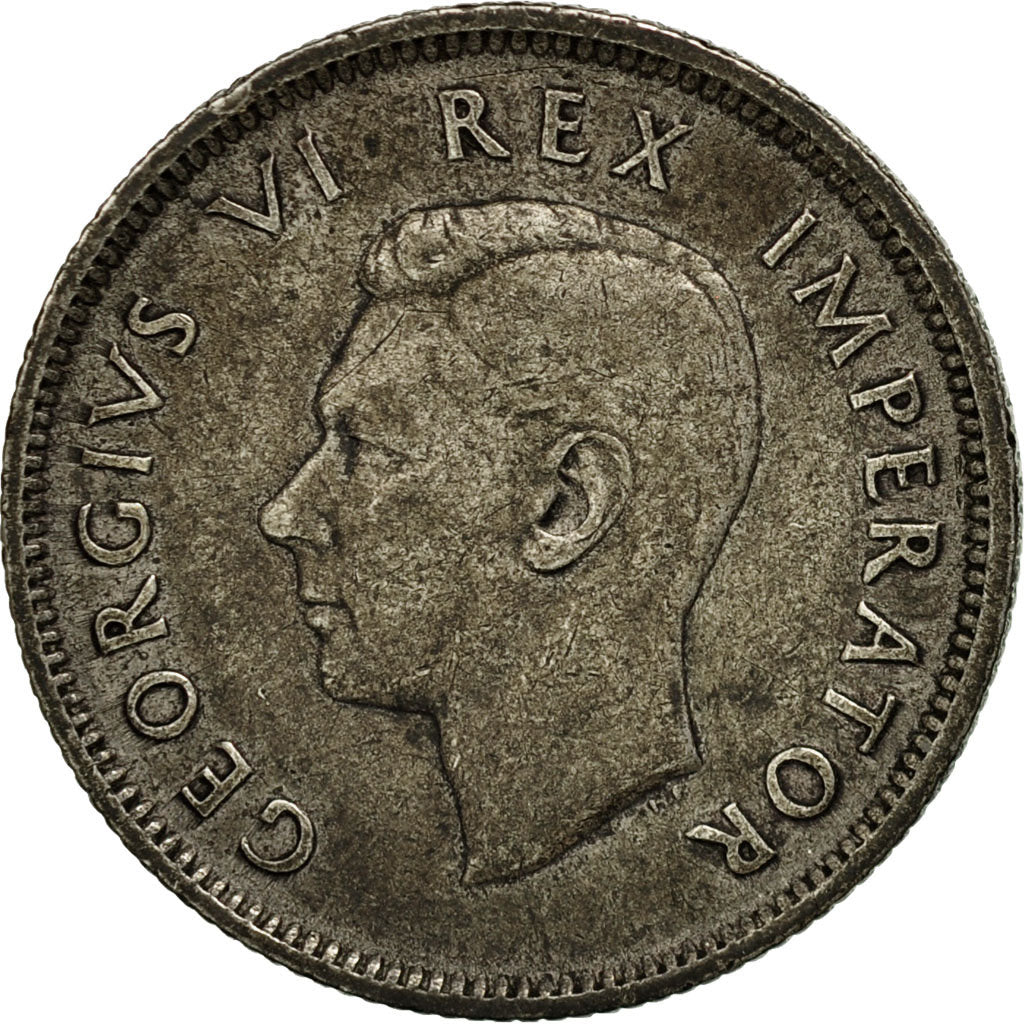 Coin, South Africa, George VI, Shilling, 1941, EF(40-45), Silver, KM:28