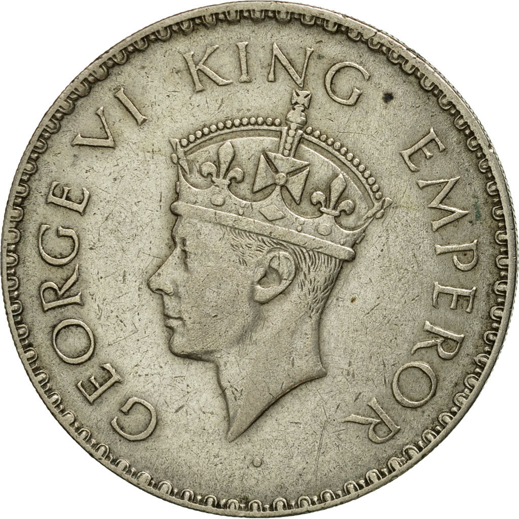 Coin, INDIA-BRITISH, George VI, Rupee, 1940, EF(40-45), Silver, KM:556