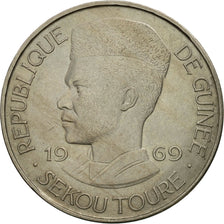 Coin, Guinea, 50 Francs, 1969, AU(50-53), Copper-nickel, KM:8