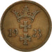 Coin, DANZIG, 2 Pfennig, 1923, AU(50-53), Bronze, KM:141