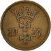 Monnaie, DANZIG, 2 Pfennig, 1923, TTB+, Bronze, KM:141