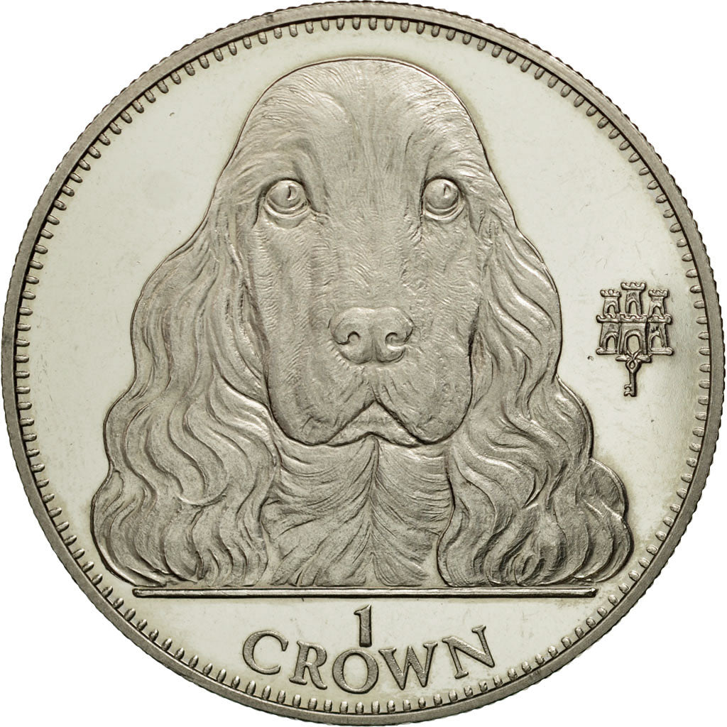 Coin, Gibraltar, Elizabeth II, Crown, 1992, MS(60-62), Copper-nickel, KM:103