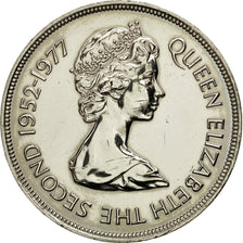 Munten, Gibraltar, Elizabeth II, 25 New Pence, 1977, ZF+, Copper-nickel, KM:10