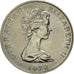 Munten, Gibraltar, Elizabeth II, 25 New Pence, 1972, ZF+, Copper-nickel, KM:6
